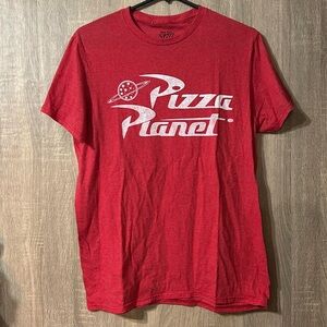 Disney Red Pizza Planet Graphic Tee Toy Story Disneyland Size Medium